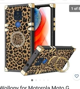 Galaxy S8 leopard studded phone case